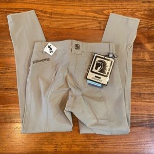 ROMFH Women’s Breeches Riding Pants Knee Patch KP Euro Seat Size 26R Beige NWT